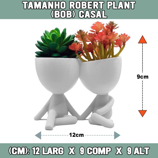 Imagem de Robert Plant (Bob) Casal- Vaso Decorativo