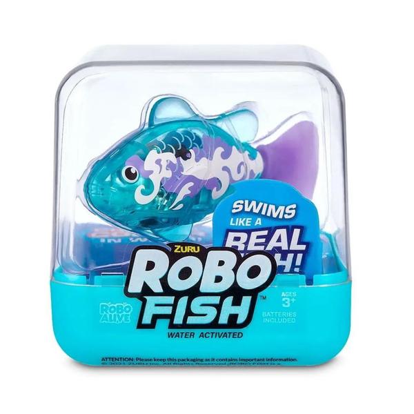 Imagem de Robo Alive Zuru Robo Fish Azul Claro F0084 - Fun