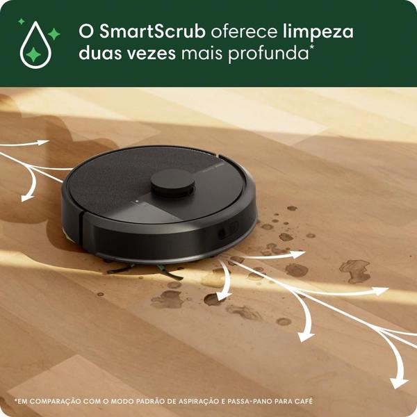 Robô aspirador, 2 em 1, irobot - roomba combo 105, aspira e passa