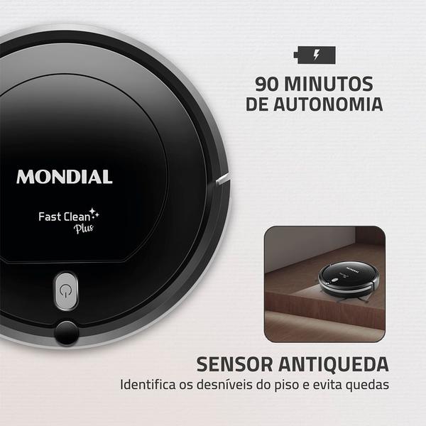 Imagem de Robô Aspirador de Pó Fast Clean Plus Mondial RB-03