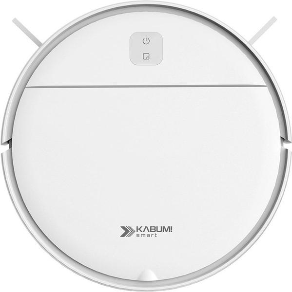 Robô Aspirador de Pó KABUM! smart K100 - Limpeza Autônoma Sem App, Design Slim, Até 90min,... Robô Aspirador de Pó KABUM! smart K100 - Limpeza Autônoma Sem App, Design Slim, Até 90min,...