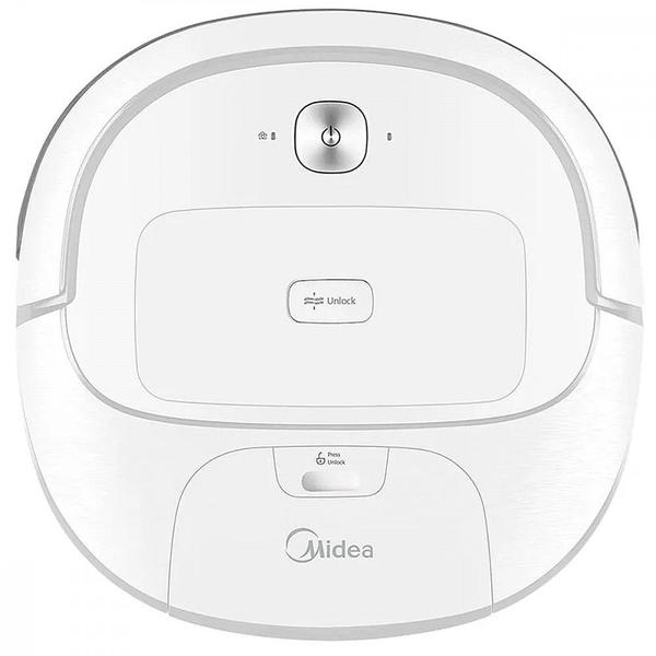 Robô Aspirador de Pó Midea SmartMop 2000 Aspira Passa Pano Varre Bivolt Branco - VRA31BB Robô Aspirador de Pó Midea SmartMop 2000 Aspira Passa Pano Varre Bivolt Branco - VRA31BB