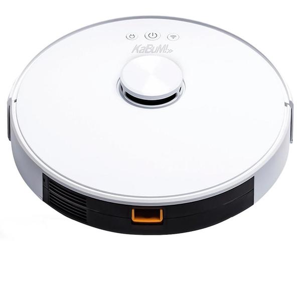 Robô Aspirador e Passa Pano KaBuM! Smart 700, Branco - KBSF006 Robô Aspirador e Passa Pano KaBuM! Smart 700, Branco - KBSF006