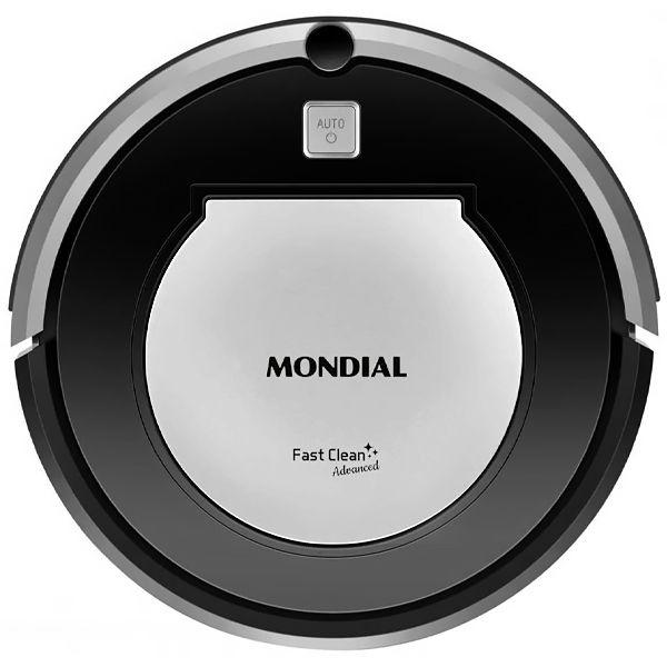 Imagem de Robo Aspirador Mondial Fast Clean Advanced RB-04 330 ML com 40 Watts Bivolt - Preto/Cinza