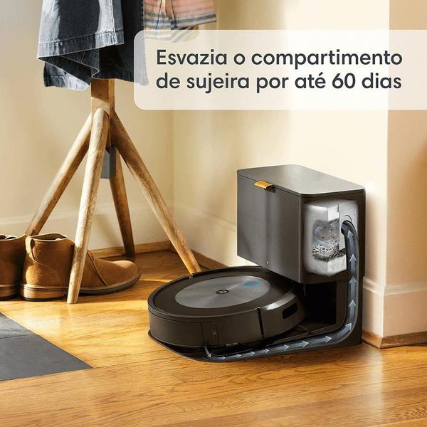 Imagem de Robô Aspirador Roomba Combo J5+, 2 em 1,  Aspira e Passa Pano, da iRobot