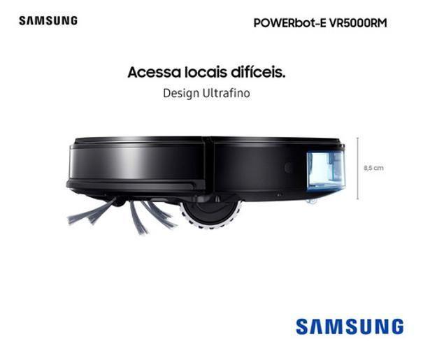 Imagem de Robô Aspirador Samsung Wifi Varre, Passa Pano, Retorna Base