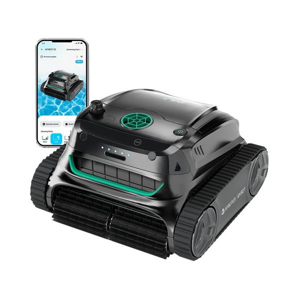 Imagem de Robô Aspirador Wybot S2 WY210C - Para Piscina - 90W - Recarregável - Preto