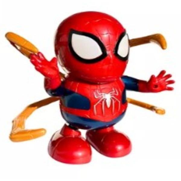 Imagem de Robô Boneco Dançarino infantil Homem Aranha