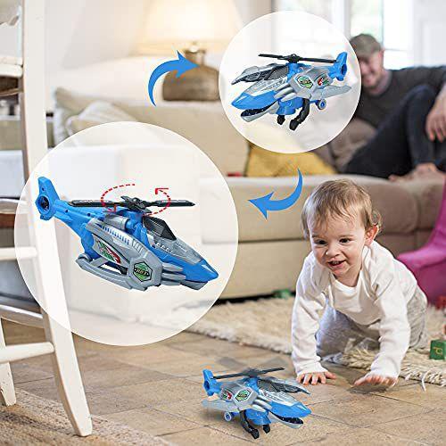 Imagem de Robo Brinquedo Dinossauro Helicóptero com luz e som