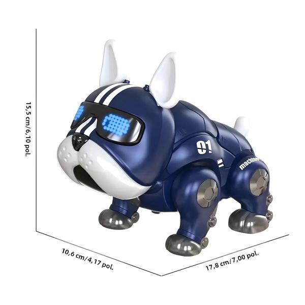 Imagem de Robô Bulldog Musical Interativo com Luzes - Brinquedo Educativo Infantil