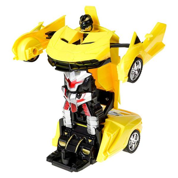 Imagem de Robô-Car Carro 2 em 1 Transformer: Robôs de Transformação - Brinquedo de Ação e Diversão