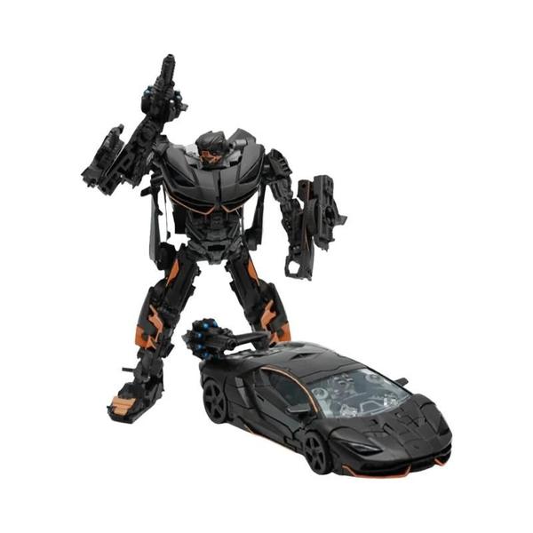 Imagem de Robô Carro Hot Rod - Brinquedo Transformável com Figura de Ação para Crianças