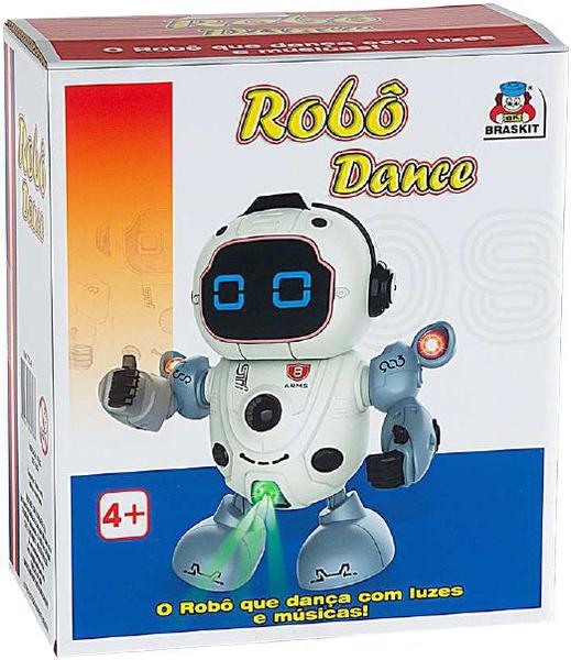 Imagem de Robô Dance Eletrônico Com Luz e Som Brinquedo Braskit 7208