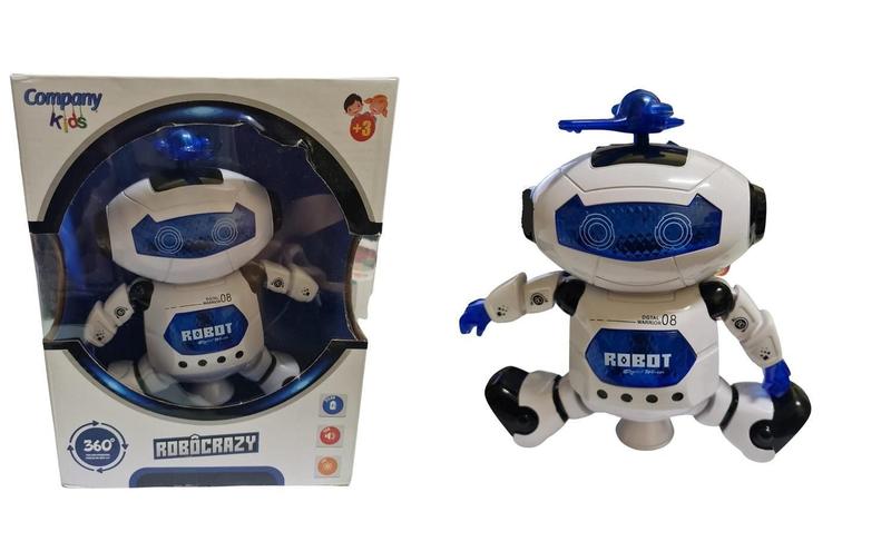 Imagem de Robô De Brinquedo Infantil Com Luzes Movimento E Som