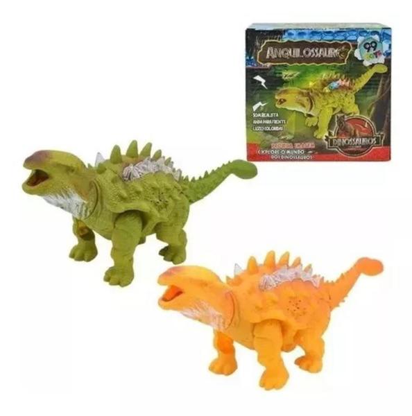 Imagem de Robô Dinossauro Anquilossauro Som Luz E Movimento Infantil