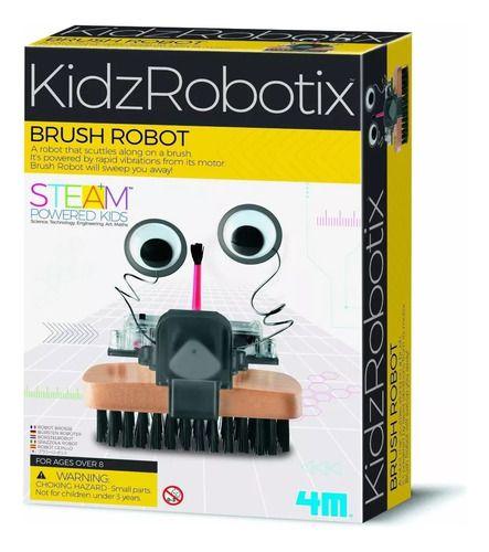 Imagem de Robo Escova Brinquedo Educativo Kidz Robotix 4m Vassoura