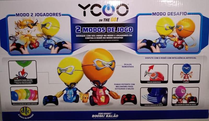 Imagem de Robô Kombat Boom  Batalha Com Cabeça De Balão Dtc