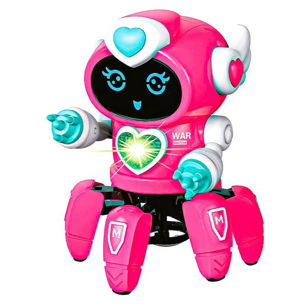 Imagem de Robô Love Lady Face Digital Infantil Dançante Som Luz Meninas Dm Toys