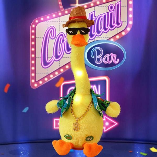 Imagem de Robô Pato Interativo - Brinquedo com Luzes, Música e Som - Para Crianças e Adultos