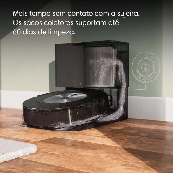 Imagem de Robô Roomba Combo J7+, 2 em 1, Aspira e Passa Pano da iRobot