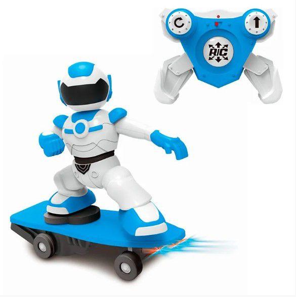 Imagem de Robô Skate C/ Controle Remoto Som Luz Brinquedo - Zoop