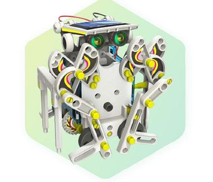 Imagem de Robô solar com 13 configurações de montagem