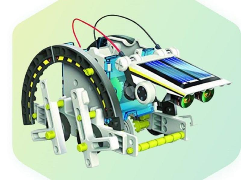 Imagem de Robô solar com 13 configurações de montagem