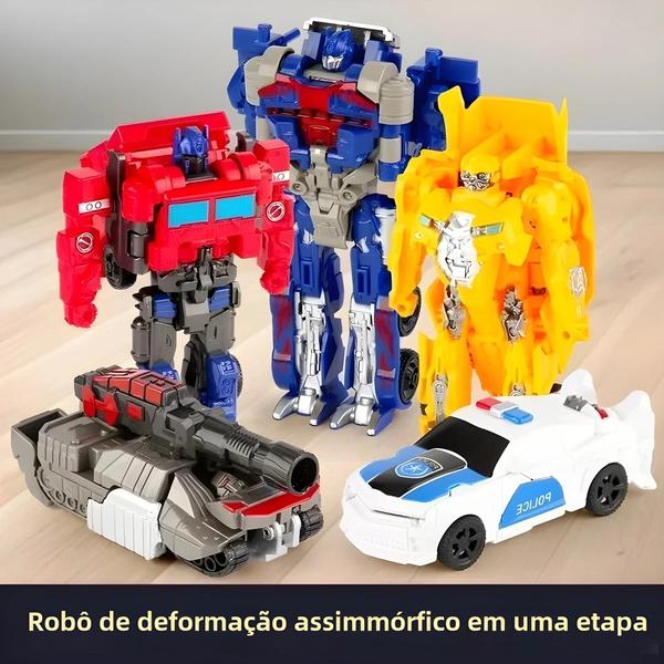 Imagem de Robô Transformação Anime - Brinquedo de Deformação em 1 Passo para Crianças