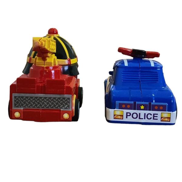 Imagem de Robocar Poli kit 12 Carrinhos De Fricção Coleção Infantil Menino Menina