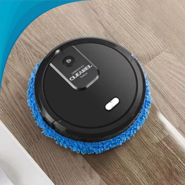 Imagem de Robot Limpeza Automática Mop Preto 110v/220v