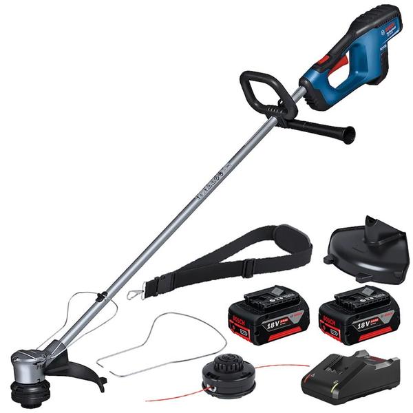 Imagem de Roçadeira 18V GFR 18V-33 Com 2 Baterias e Carregador Bivolt GAL 18V-40 BOSCH