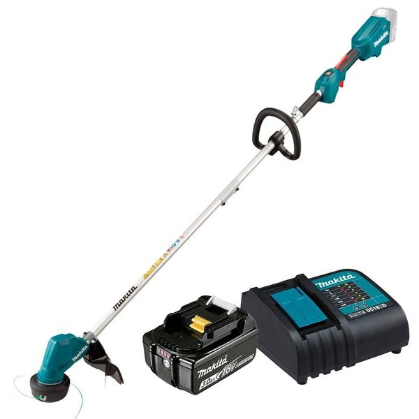 Imagem de Roçadeira a Bateria 18V 6000 RPM com Punho Tipo Loop com Bateria e Carregador- MAKITA-DUR192LSF