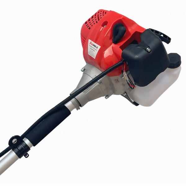 Imagem de Roçadeira À Gasolina Anmax CG430-P TB 43cc 2HP de Potência 9.000rpm 2T Robusta e Resistente de Alto Desempenho Com Carretel de Nylon + Lâmina 2 Pontas + ÓLEO STIHL 2 TEMPOS