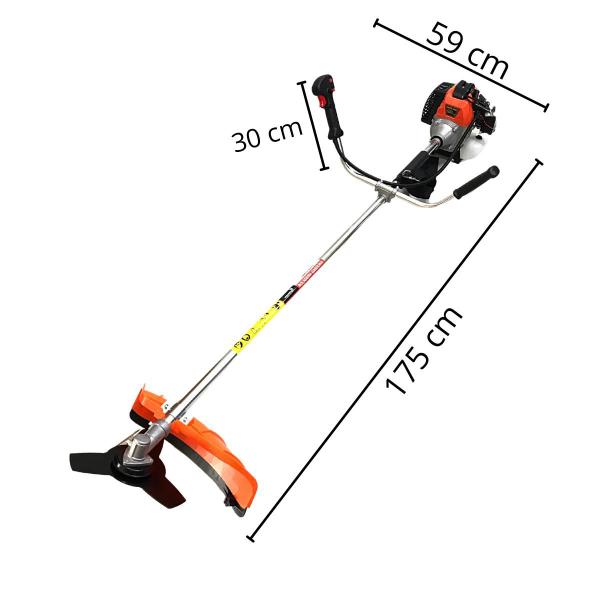 Imagem de Roçadeira a Gasolina Importway IWRG2T63 de 63cc 3HP Com Kit de Acessorios Oleo 2T + Luvas + Oculos