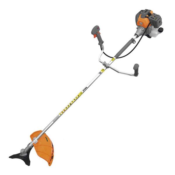 Imagem de Roçadeira Com Óleo Stihl RL430-P Plus Tekna Á Gasolina 2T 43cc 1,7HP 10.000RPM Alta Potência e Performance Com Cabeçote Nylon e Faca de 3 Pontas Ideal Para Limpeza e Manutenção de Rodovias