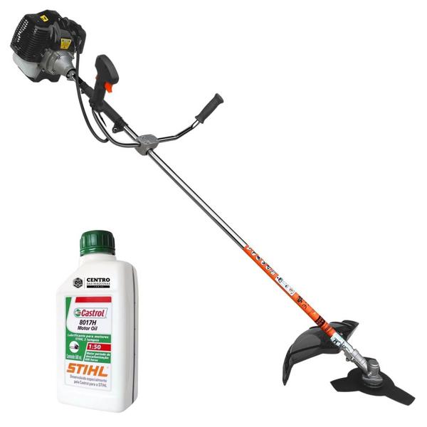 Imagem de Roçadeira Completa Com ÓLEO STIHL GRH430 Terra 43cc Á Gasolina 2 Tempos 1,7Hp Potente, Econômica e Robusta Ideal Para Manutenção de de Áreas Verdes, Gramados, Jardins e Rodovias