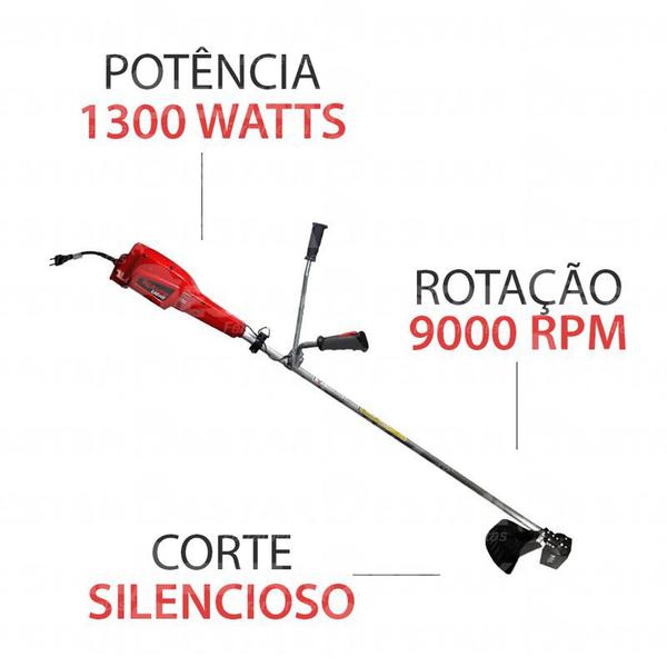 Imagem de Roçadeira Elétrica Beaver Light 100w Cortar Aparar Grama Mato