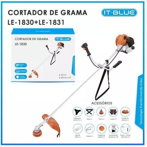 Imagem de Roçadeira Kit 7x1 6 meses Garantia Profissional 65cc 3.0 Hp