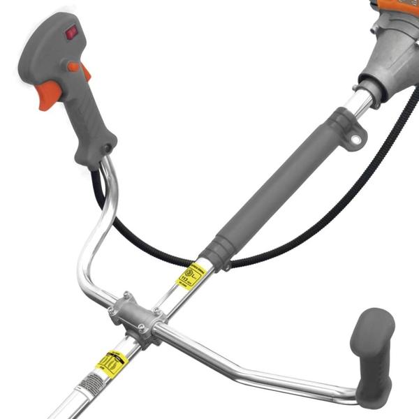 Imagem de Roçadeira Profissional Com Óleo Stihl RL520-P Plus Tekna Á Gasolina 2T 52cc 2HP de Potência Robusta e de Alta Performance Com Partida Leve e Fácil Modelo Completo Com Lâmina 3 Pontas e Cabeçote Nylon