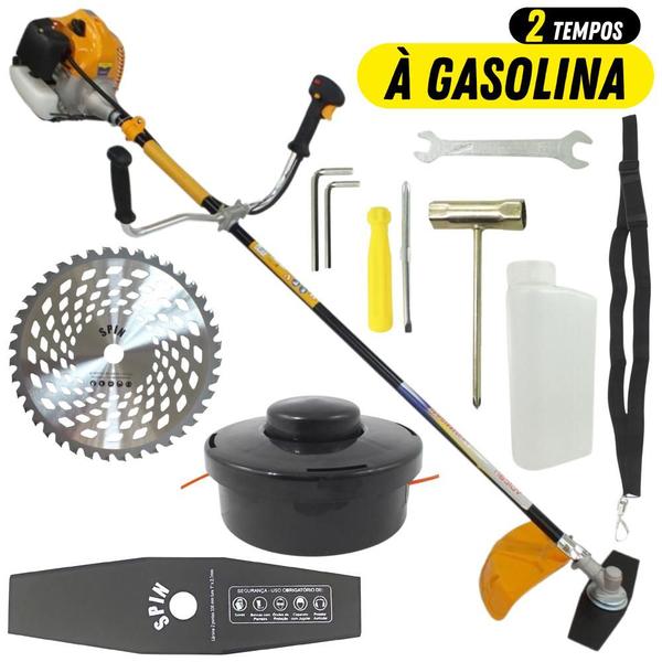 Imagem de Roçadeira Profissional Vulcan VR430H 2T 43CC 1,7CV Com Disco Extra Circular De Videa NS05 40 Dentes