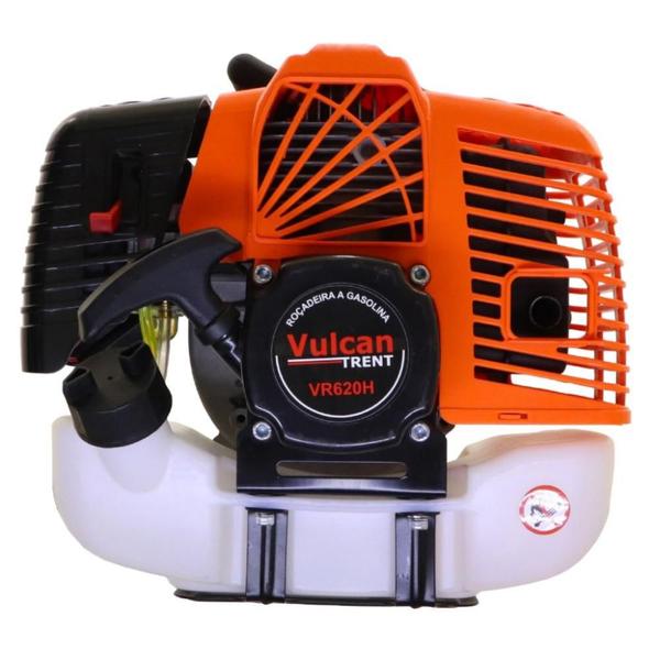 Imagem de Roçadeira Profissional Vulcan VR620H 2T 62cc 3HP À Gasolina + Óleo Castrol Stihl e Faca 3 Pontas