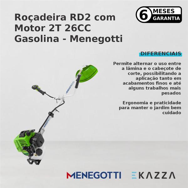 Imagem de Roçadeira RD2 c/ Motor 2T 26CC Gasolina - Menegotti