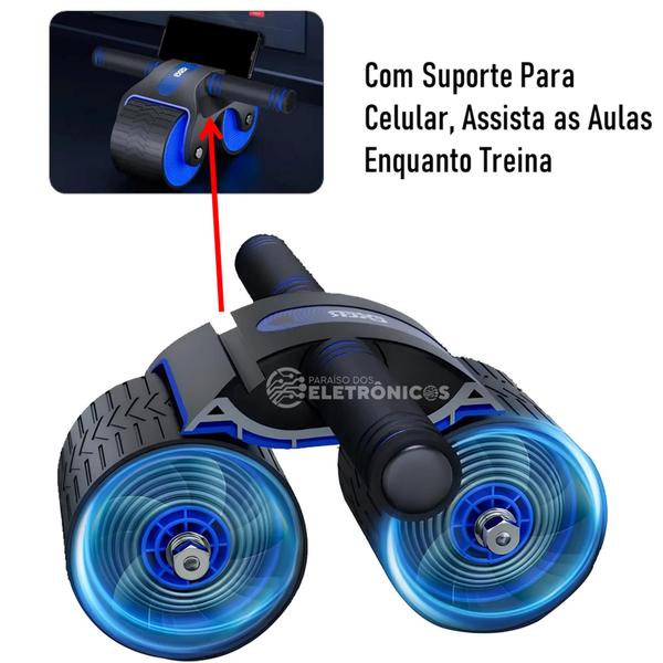 Imagem de Roda Abdominal Com Dispositivo de Rebote Automática e Antiderrapante AD052