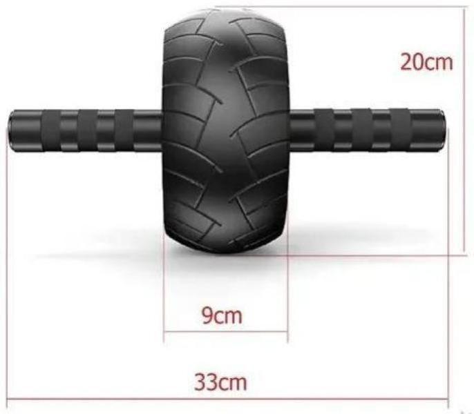 Imagem de Roda Abdominal Grande 33x20 CM