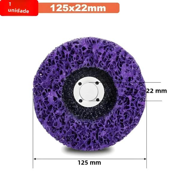 Imagem de Roda Abrasiva de Disco de Coral 100/115/125mm - Para Remoção de Ferrugem e Pintura