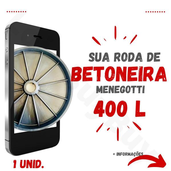 Imagem de Roda Betoneira De Menegoti Para 250 / 400 Litros