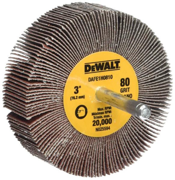 Imagem de Roda de aba DEWALT DAFE1H0810 80-Grit 7,62 cm x 2,54 cm x 0,635 cm