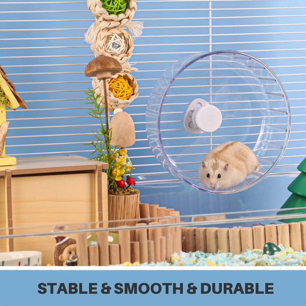 Roda de exercício para hamster BUCATSTATE Super-Silent 14cm Imagem de Roda de exercício para hamster BUCATSTATE Super-Silent 14cm