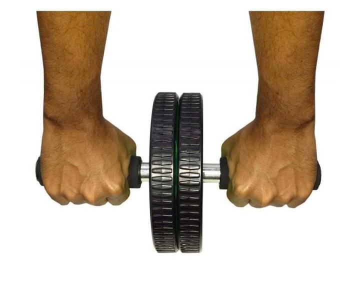 Imagem de Roda De Exercícios Abdominal Wheel Stability Poker - Preto E Verde