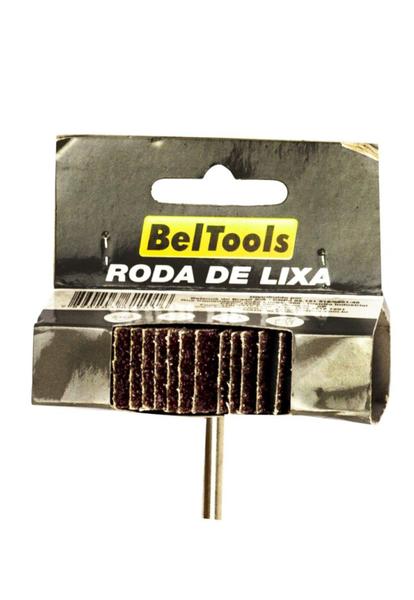 Roda De Lixa 80x30mm G36 c/ Haste 1/4 Beltools Imagem de Roda De Lixa 80x30mm G36 c/ Haste 1/4 Beltools
